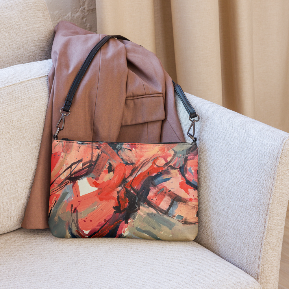 Unisex Crossbody Bag – “Dance on Fire” | VEER Studio
