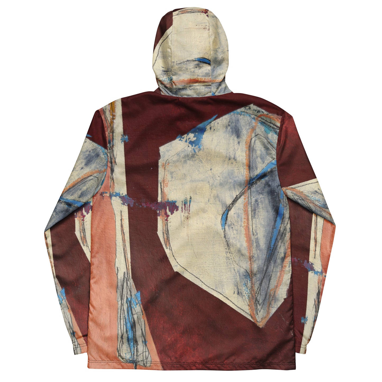 Unisex Windbreaker Jacket – Abstract All-Over Print | VEER Studio