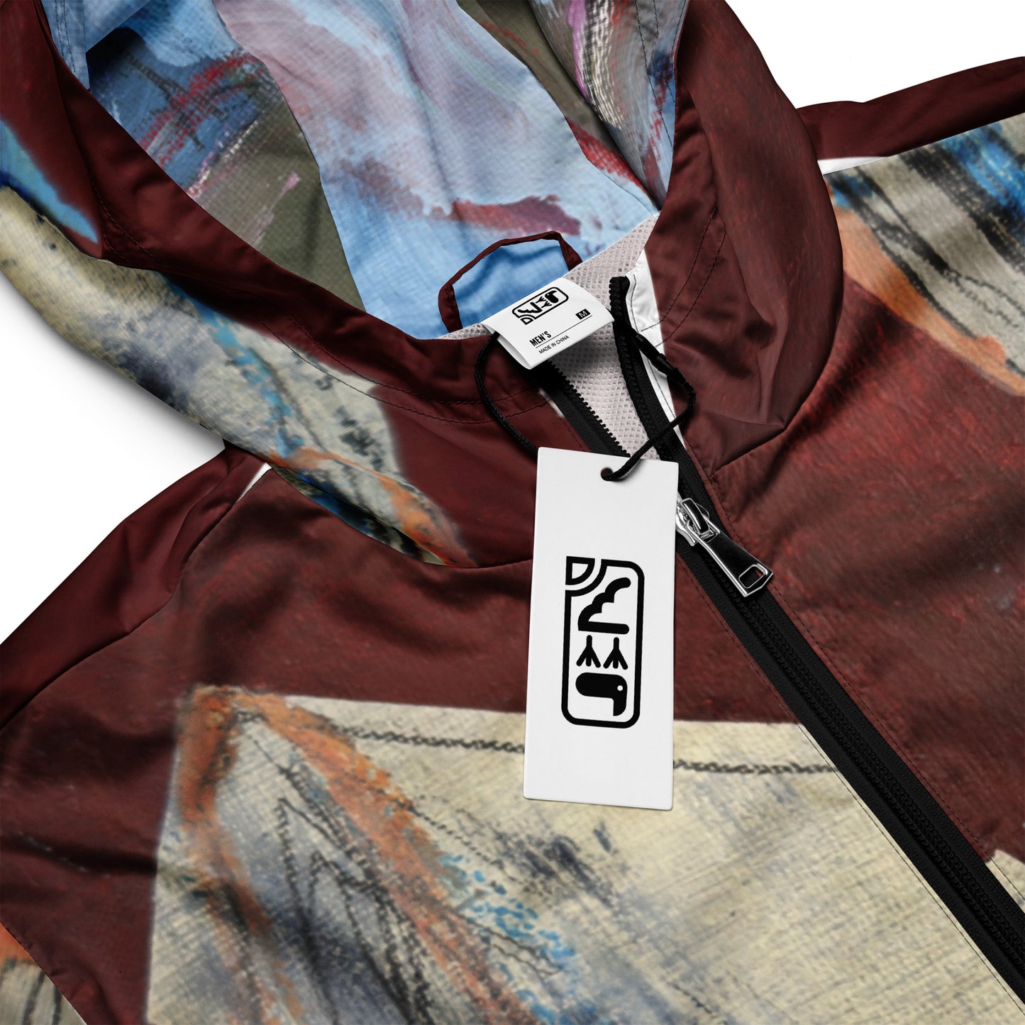 Unisex Windbreaker Jacket – Abstract All-Over Print | VEER Studio
