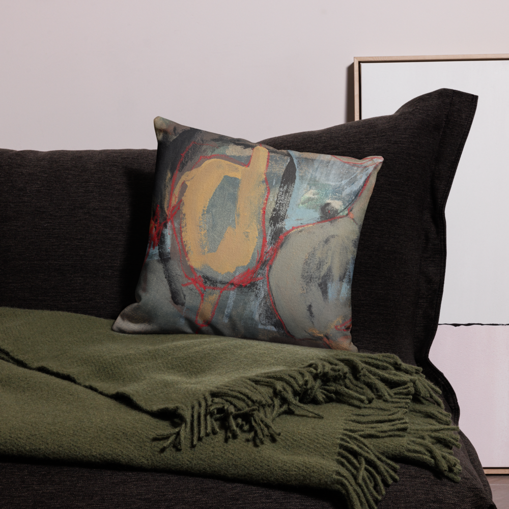 Premium Pillow – “Metamorphopear” | VEER Studio