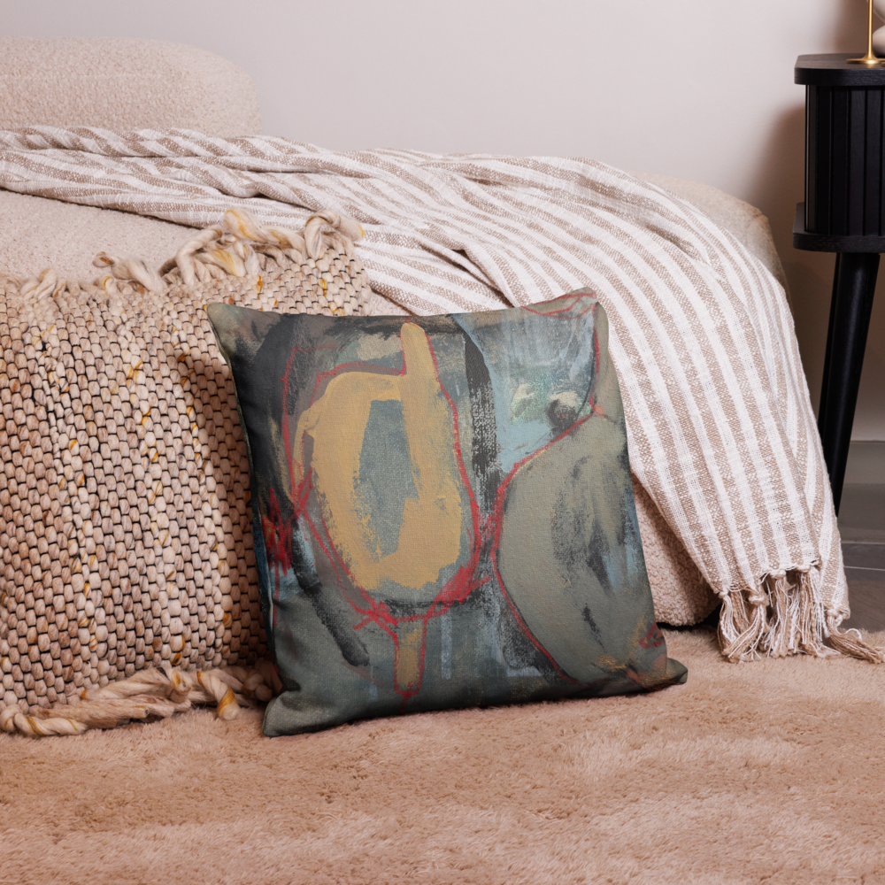 Premium Pillow – “Metamorphopear” | VEER Studio