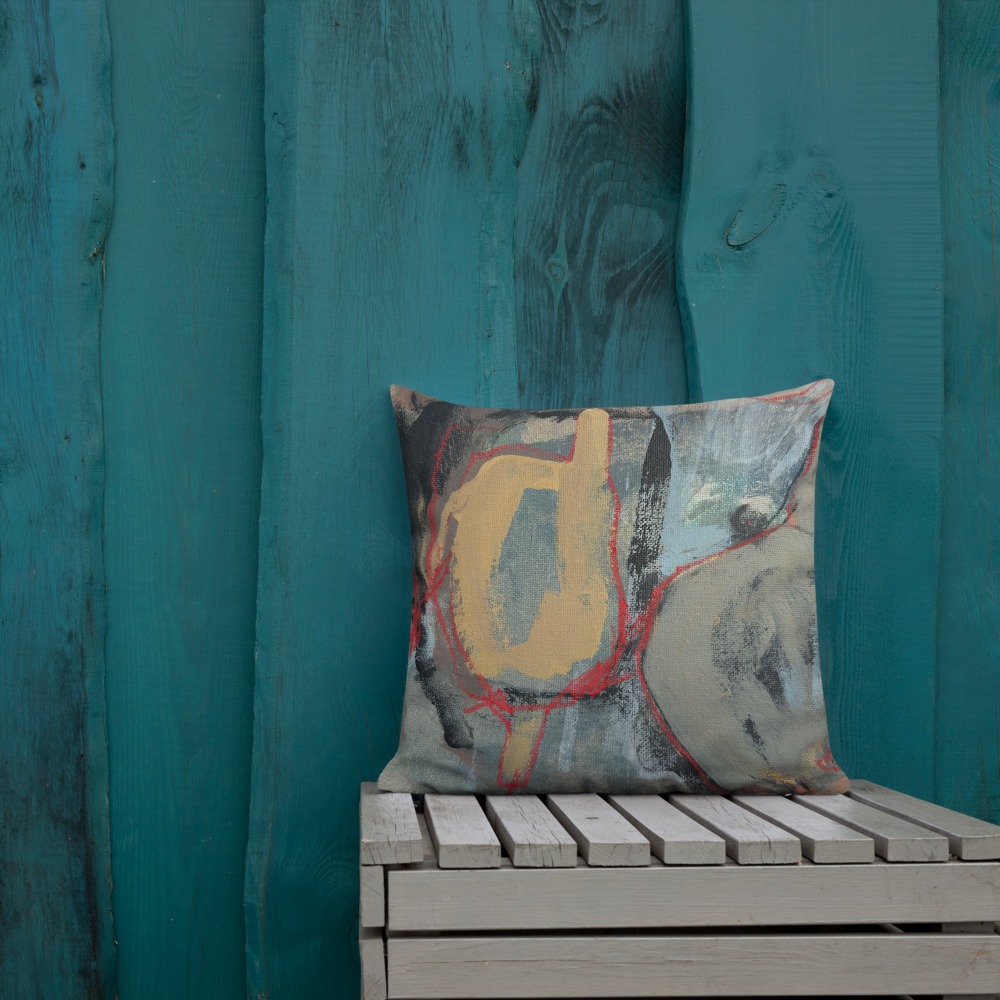 Premium Pillow – “Metamorphopear” | VEER Studio