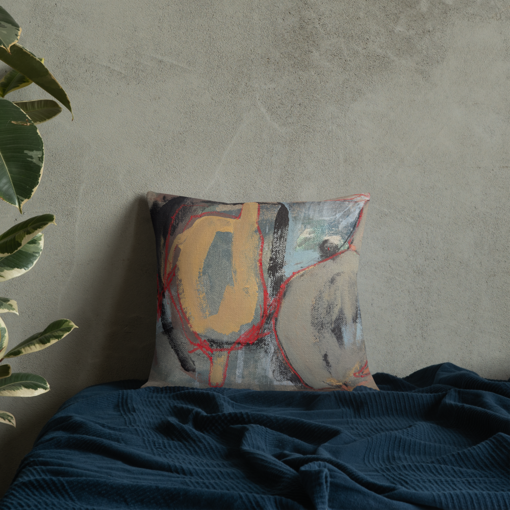 Premium Pillow – “Metamorphopear” | VEER Studio