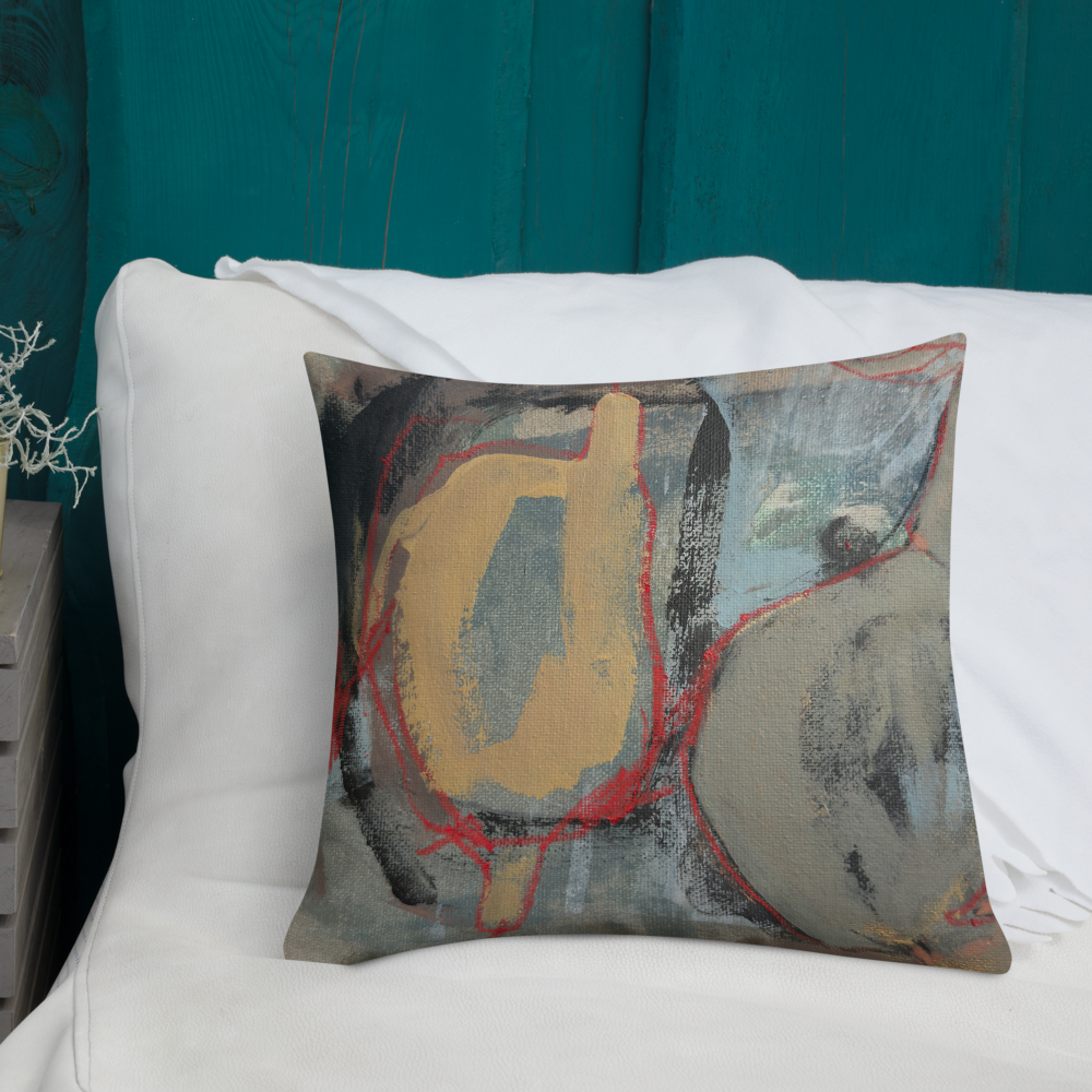 Premium Pillow – “Metamorphopear” | VEER Studio