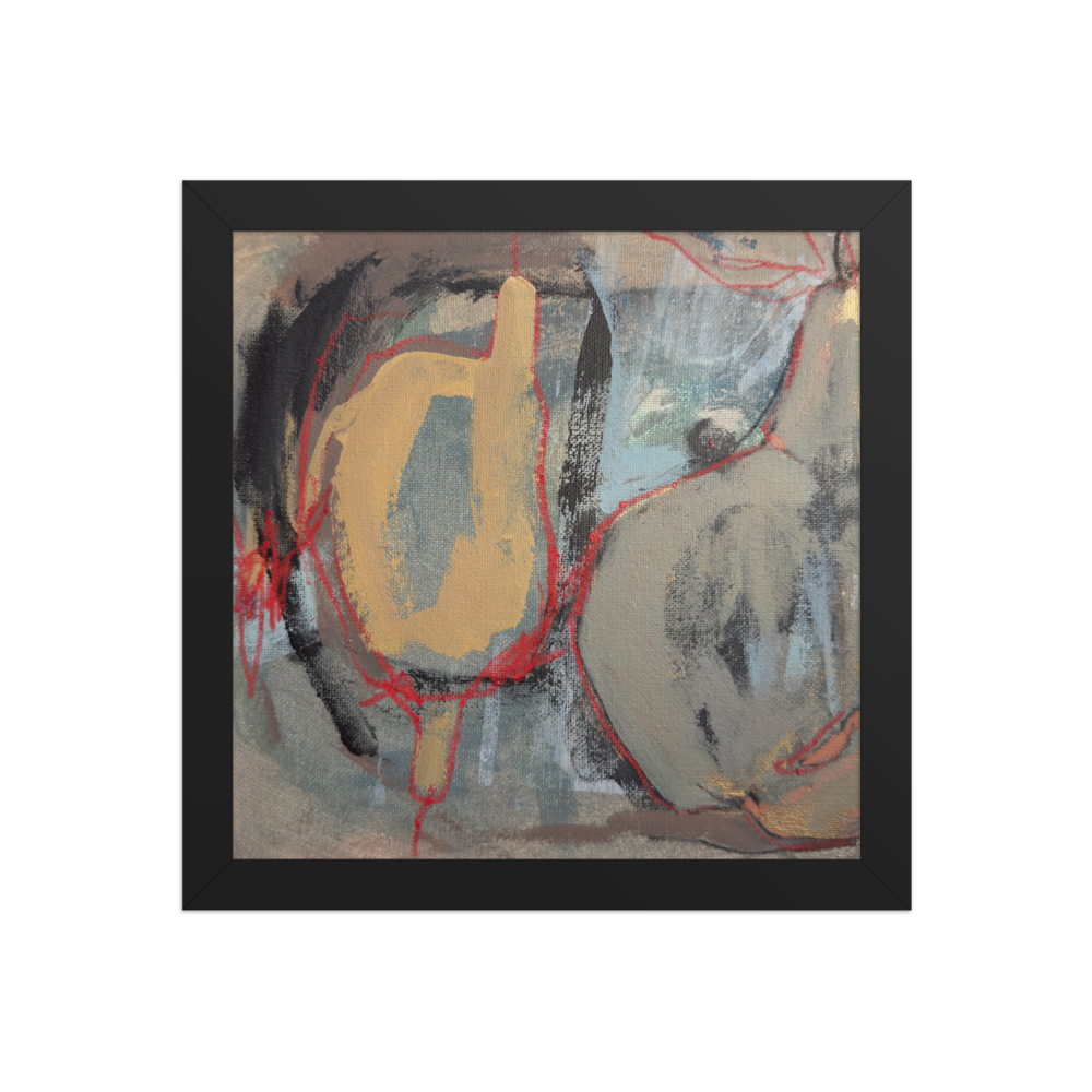 Framed Poster – “Metamorphopear” | VEER Studio