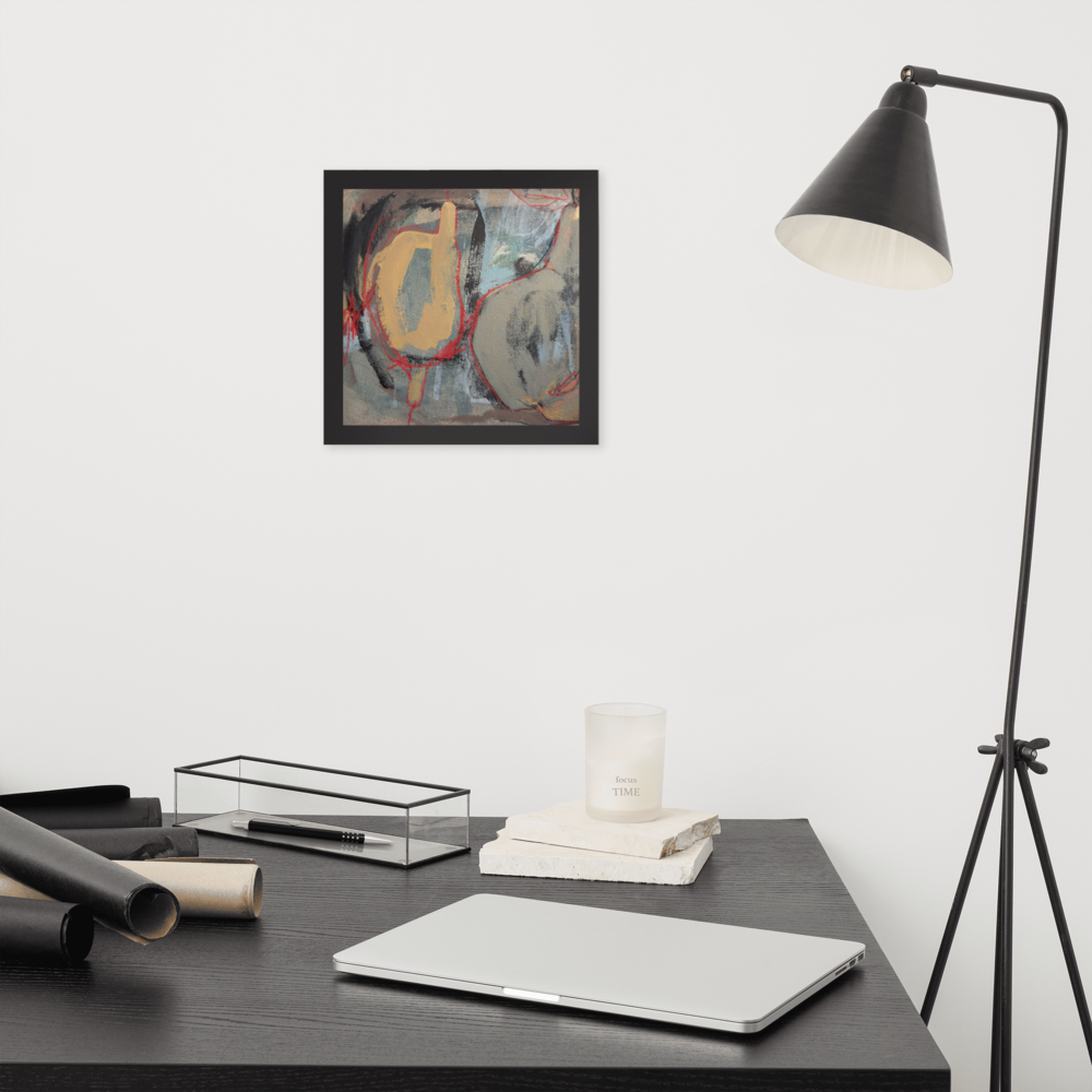 Framed Poster – “Metamorphopear” | VEER Studio