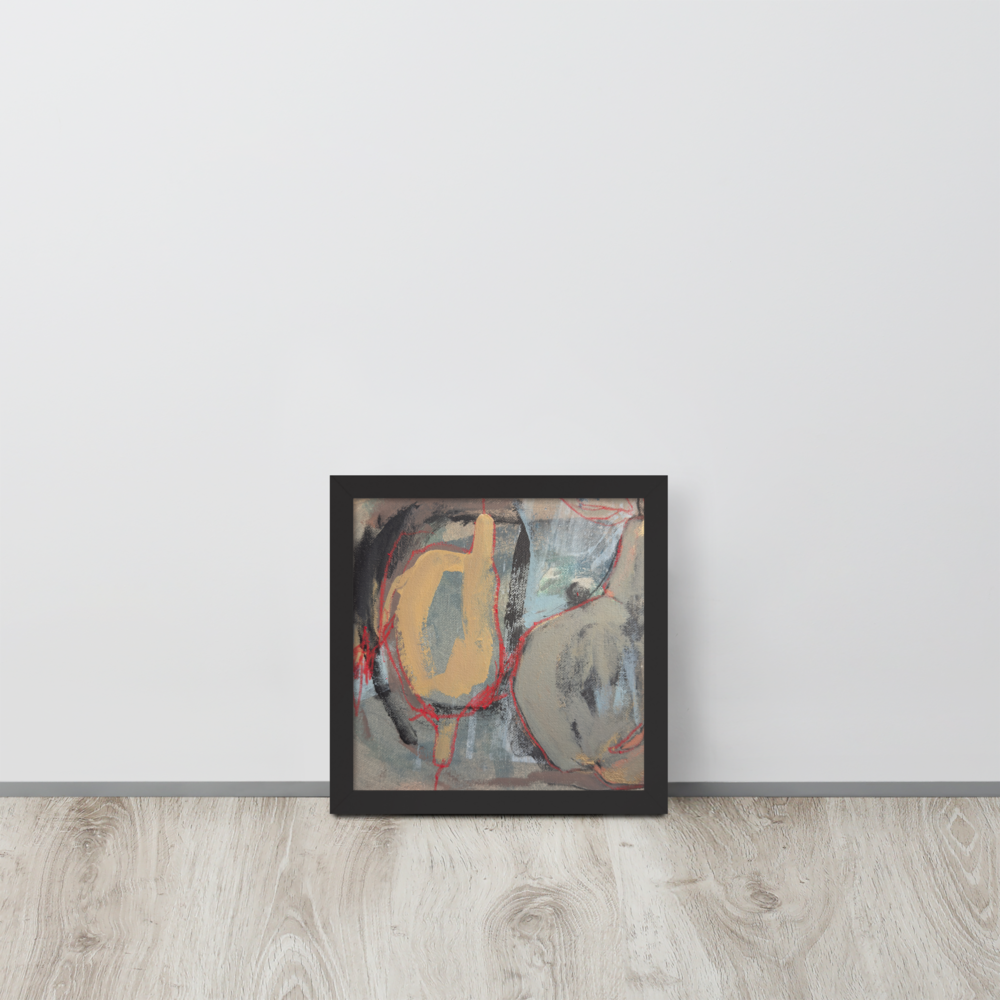 Framed Poster – “Metamorphopear” | VEER Studio