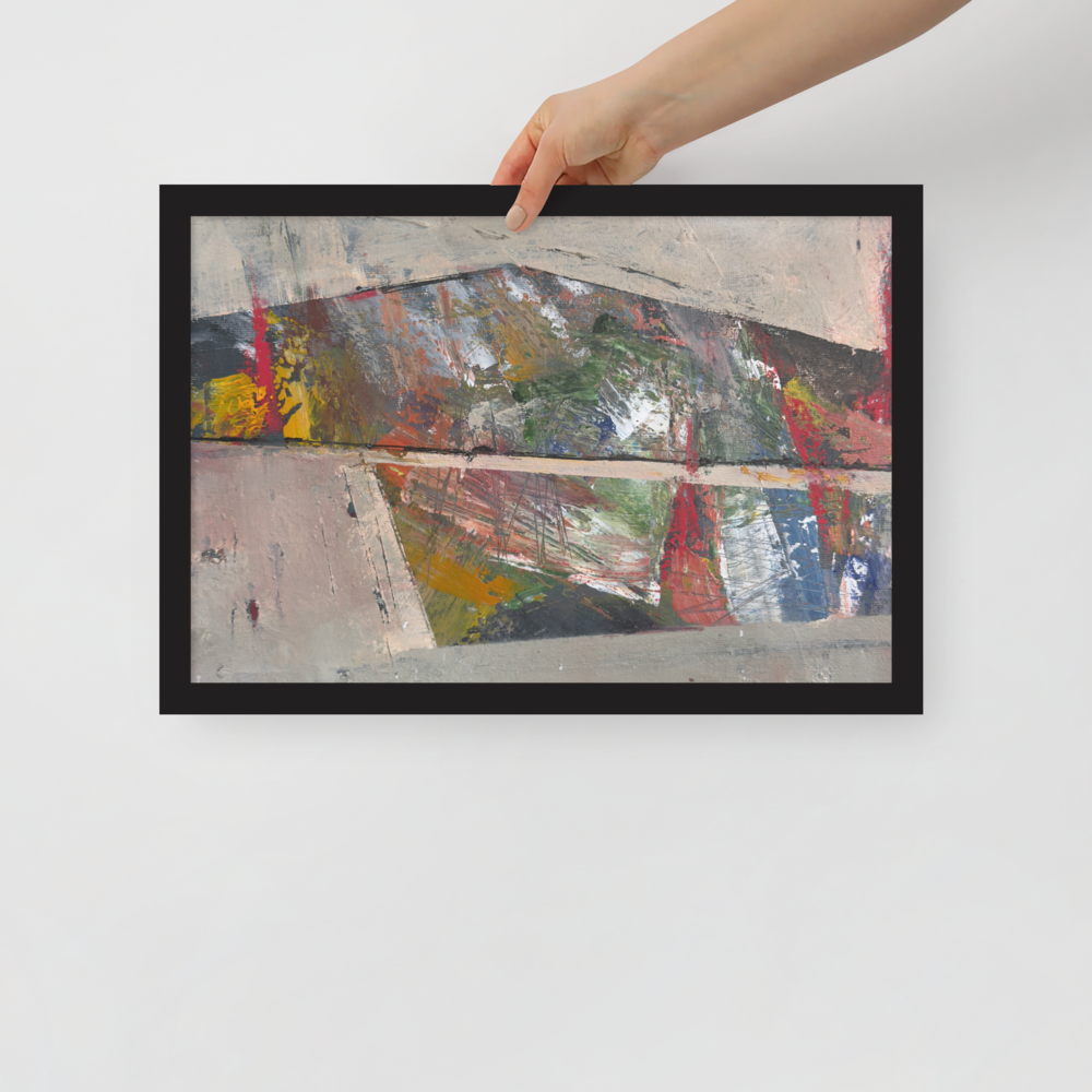 Framed Poster – “Colorful Feelings” | VEER Studio