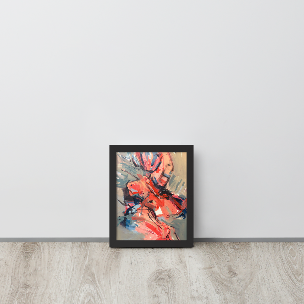 Framed Poster – “Dance on Fire” | VEER Studio
