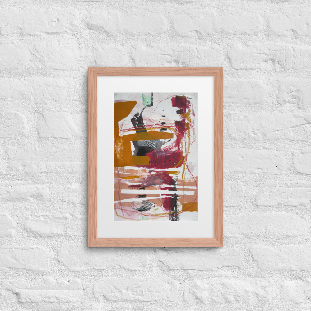 Framed Poster – “Among the Marks” | VEER Studio