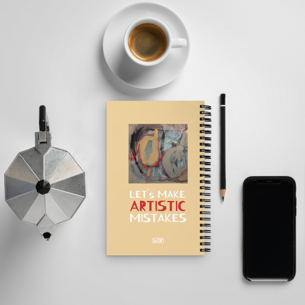 Spiral Dotted Notebook – “Metamorphopear” | VEER Studio