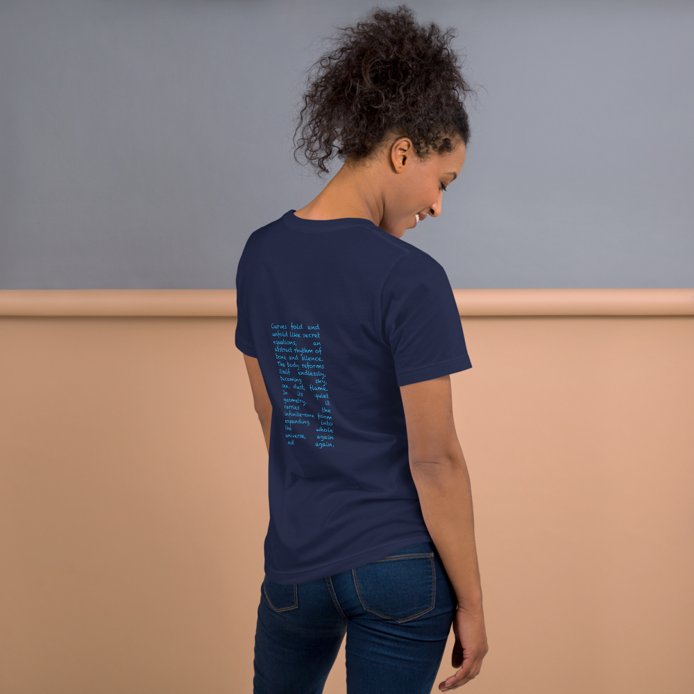 Unisex T-Shirt – “Woman in Blue” | VEER Studio