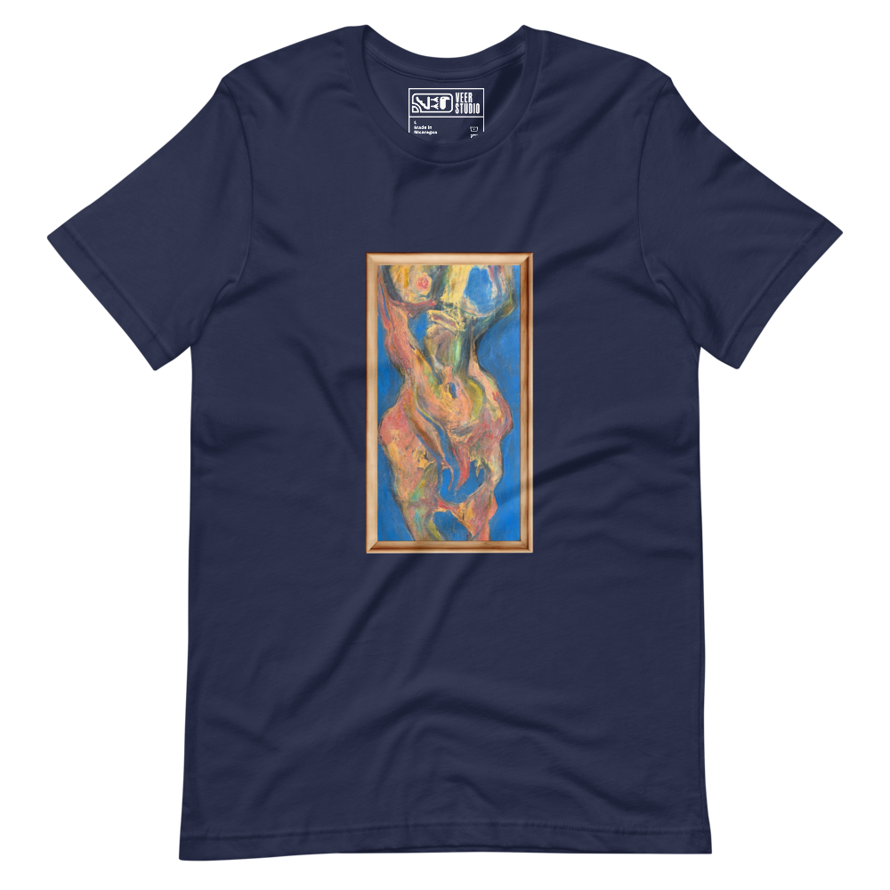 Unisex T-Shirt – “Woman in Blue” | VEER Studio