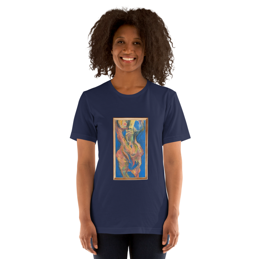 Unisex T-Shirt – “Woman in Blue” | VEER Studio