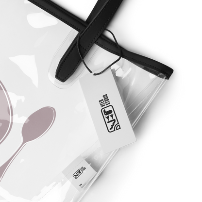 Clear Tote Bag – “Have a Dish of Art” | VEER Studio