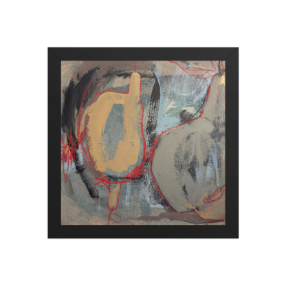 Framed Poster – “Metamorphopear” | VEER Studio