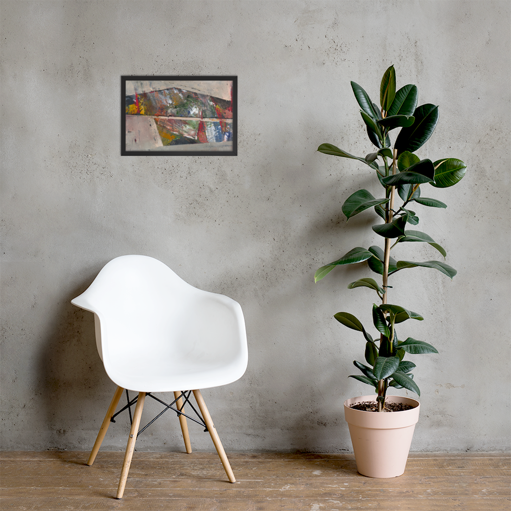 Framed Poster – “Colorful Feelings” | VEER Studio