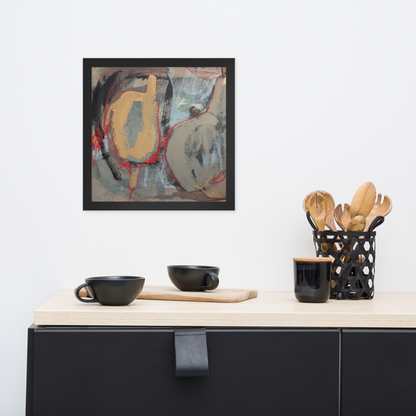 Framed Poster – “Metamorphopear” | VEER Studio