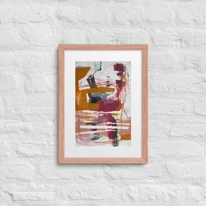 Framed Poster – “Among the Marks” | VEER Studio