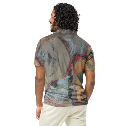 Unisex Slim-Fit Polo Shirt – “Metamorphoprar” | VEER Studio