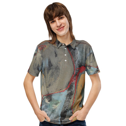 Unisex Slim-Fit Polo Shirt – “Metamorphoprar” | VEER Studio