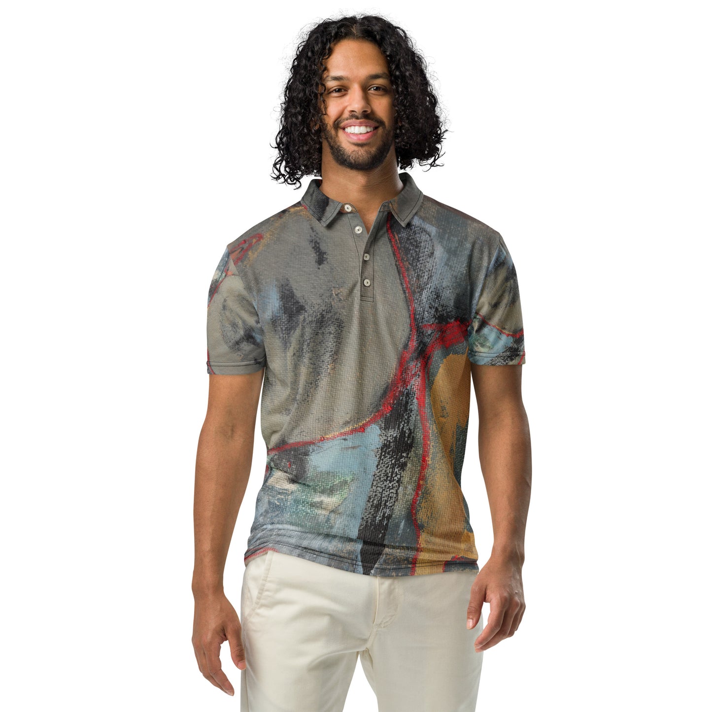 Unisex Slim-Fit Polo Shirt – “Metamorphoprar” | VEER Studio