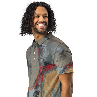 Unisex Slim-Fit Polo Shirt – “Metamorphoprar” | VEER Studio
