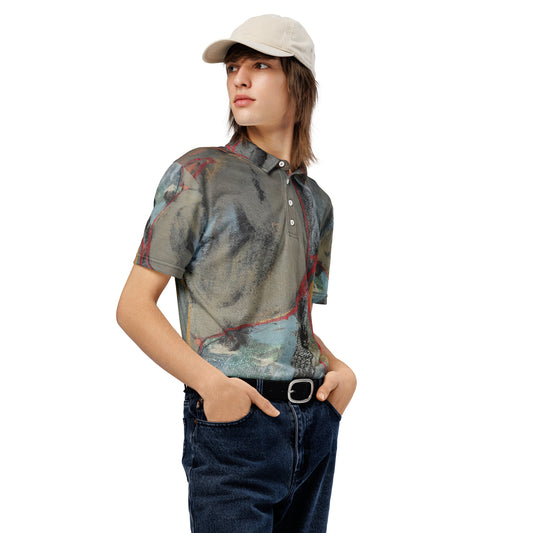 Unisex Slim-Fit Polo Shirt – “Metamorphoprar” | VEER Studio