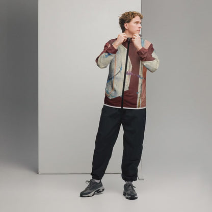 Unisex Windbreaker Jacket – Abstract All-Over Print | VEER Studio