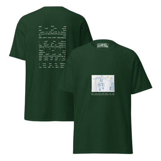 white Custom TypographyT-shirt – “Tara's Poem” | VEER Studio
