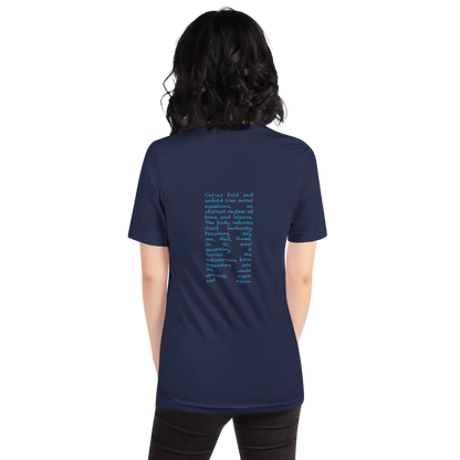 Unisex T-Shirt – “Woman in Blue” | VEER Studio