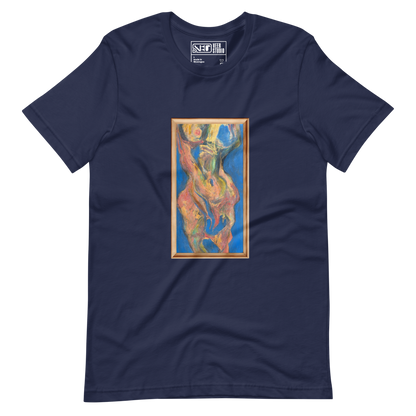 Unisex T-Shirt – “Woman in Blue” | VEER Studio