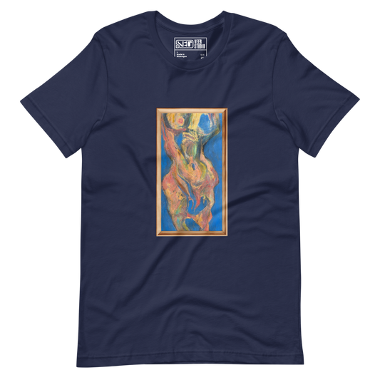 Unisex T-Shirt – “Woman in Blue” | VEER Studio