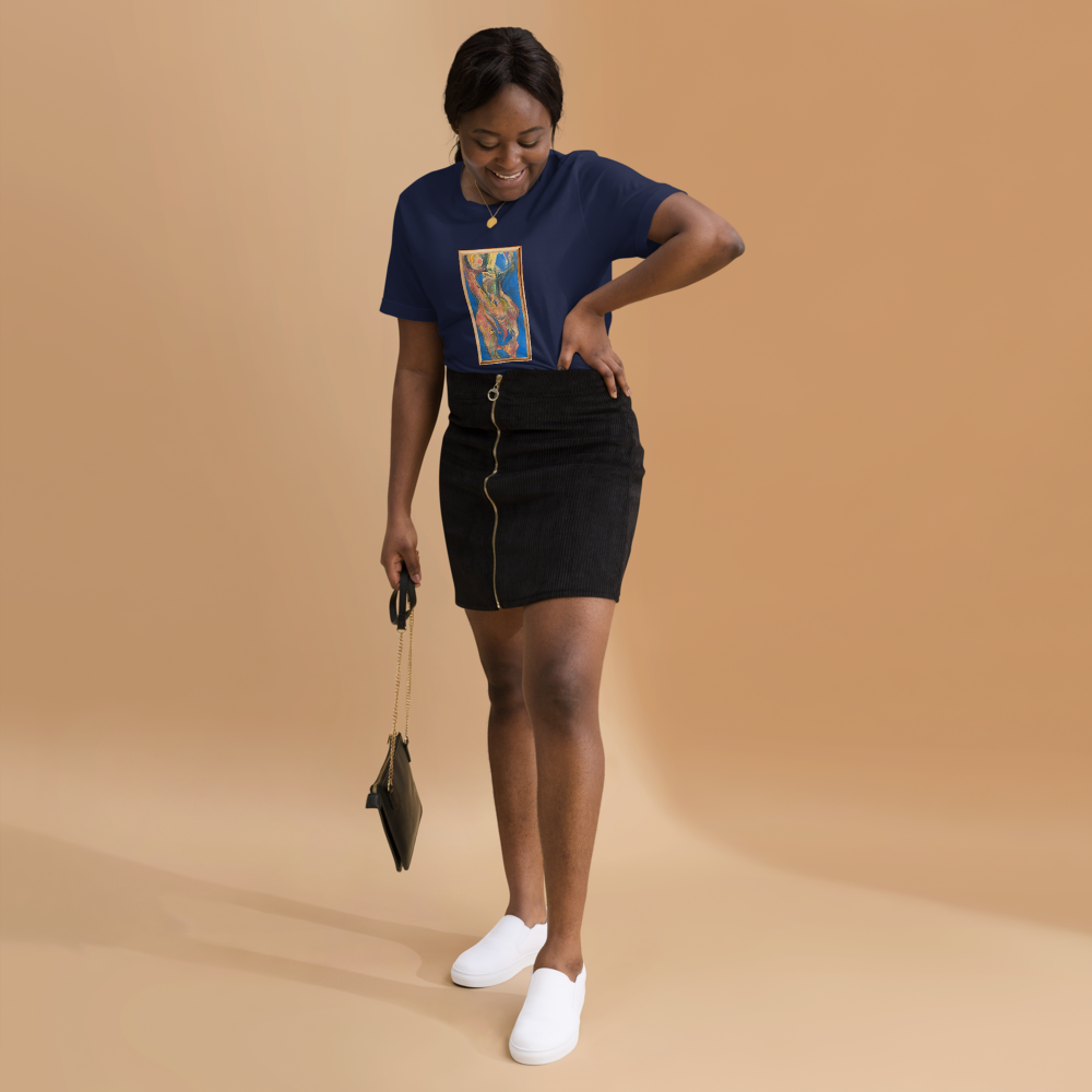 Unisex T-Shirt – “Woman in Blue” | VEER Studio