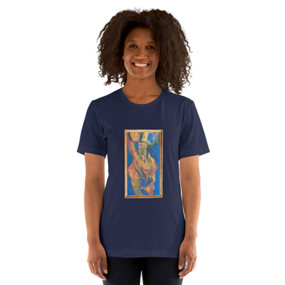Unisex T-Shirt – “Woman in Blue” | VEER Studio